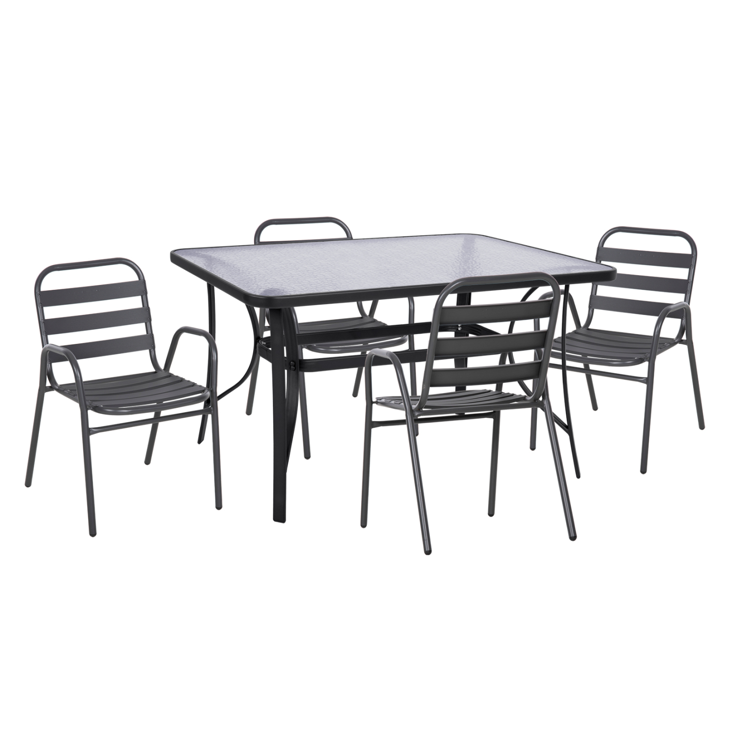 ΣΕΤ ΤΡΑΠΕΖΑΡΙΑΣ ΕΞ.ΧΩΡΟΥ 5ΤΜΧ PRELUDE HM21032 ΓΚΡΙ ΜΕΤΑΛΛΟ & ΑΛΟΥΜΙΝΙΟ ΣΕΤ ΤΡΑΠΕΖΑΡΙΑΣ ΕΞ.ΧΩΡΟΥ 5ΤΜΧ PRELUDE HM21032 ΓΚΡΙ ΜΕΤΑΛΛΟ & ΑΛΟΥΜΙΝΙΟ - Image 1