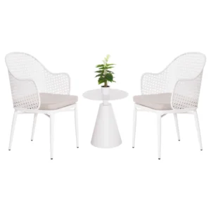 ΣΕΤ LOUNGE 3TMX ΕΞ.ΧΩΡΟΥ OREGO HM21106.02 ΑΛΟΥΜΙΝΙΟ ΣΕ ΛΕΥΚΟ