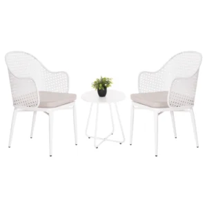 ΣΕΤ LOUNGE 3TMX ΕΞ.ΧΩΡΟΥ OREGO HM21107.02 ΑΛΟΥΜΙΝΙΟ & ΜΕΤΑΛΛΟ ΣΕ ΛΕΥΚΟ