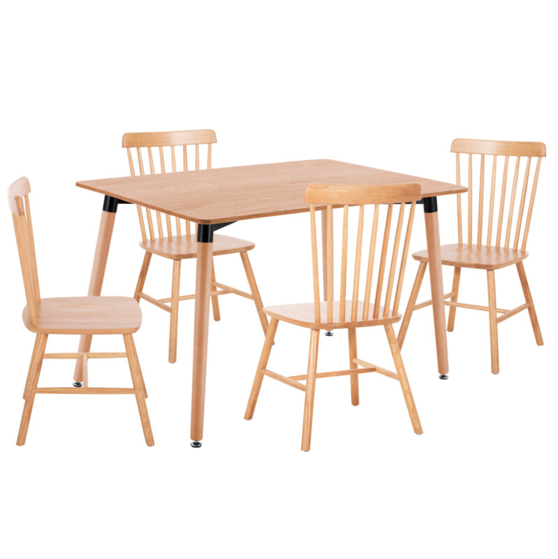 ΣΕΤ ΤΡΑΠΕΖΑΡΙΑΣ 5ΤΜΧ LUCIEN HM21183 MDF TOP & ΞΥΛΟ ΟΞΙΑΣ ΣΕ ΦΥΣΙΚΟ ΧΡΩΜΑ ΣΕΤ ΤΡΑΠΕΖΑΡΙΑΣ 5ΤΜΧ LUCIEN HM21183 MDF TOP & ΞΥΛΟ ΟΞΙΑΣ ΣΕ ΦΥΣΙΚΟ ΧΡΩΜΑ - Image 1