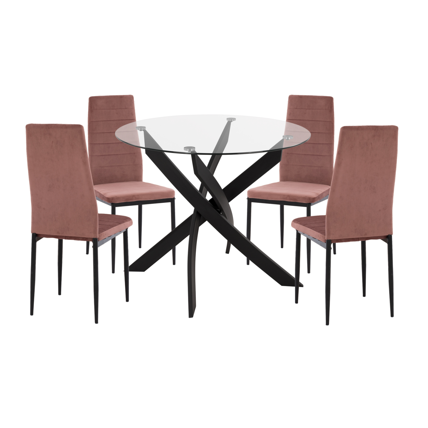 ΣΕΤ ΤΡΑΠΕΖΑΡΙΑΣ 5ΤΜΧ LADY HM21199.02 ΓΥΑΛΙ--ΜΕΤΑΛΛΟ ΣΕ ΜΑΥΡΟ & ΒΕΛΟΥΔΟ ΣΑΠΙΟ ΜΗΛΟ ΣΕΤ ΤΡΑΠΕΖΑΡΙΑΣ 5ΤΜΧ LADY HM21199.02 ΓΥΑΛΙ--ΜΕΤΑΛΛΟ ΣΕ ΜΑΥΡΟ & ΒΕΛΟΥΔΟ ΣΑΠΙΟ ΜΗΛΟ - Image 1