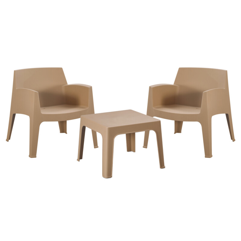 ΣΕΤ LOUNGE 3ΤΜΧ SLEEK HM21274.03 ΚΑΠΟΥΤΣΙΝΟ ΠΟΛΥΠΡΟΠΥΛΕΝΙΟ