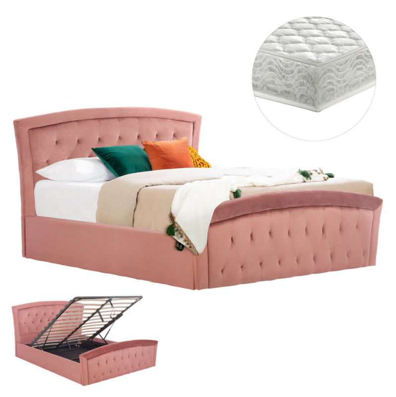 ΚΡΕΒΑΤΙ ΜΕ ΣΤΡΩΜΑ & ΑΠΟΘ.ΧΩΡΟ ODELIA HM21279.02 ΣΑΠΙΟ ΜΗΛΟ ΒΕΛΟΥΔΟ--ΓΙΑ 160x200εκ ΚΡΕΒΑΤΙ ΜΕ ΣΤΡΩΜΑ & ΑΠΟΘ.ΧΩΡΟ ODELIA HM21279.02 ΣΑΠΙΟ ΜΗΛΟ ΒΕΛΟΥΔΟ--ΓΙΑ 160x200εκ - Image 1