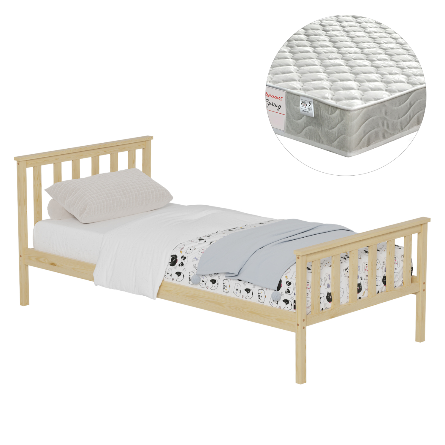 ΚΡΕΒΑΤΙ ΠΑΙΔΙΚΟ ΜΕ ΣΤΡΩΜΑ GIMLY HM21300 ΞΥΛΟ ΠΕΥΚΟΥ ΣΕ ΦΥΣΙΚΟ ΓΙΑ ΣΤΡΩΜΑ 90x190εκ ΚΡΕΒΑΤΙ ΠΑΙΔΙΚΟ ΜΕ ΣΤΡΩΜΑ GIMLY HM21300 ΞΥΛΟ ΠΕΥΚΟΥ ΣΕ ΦΥΣΙΚΟ ΓΙΑ ΣΤΡΩΜΑ 90x190εκ - Image 1