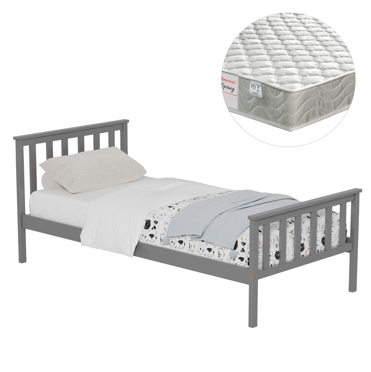 ΚΡΕΒΑΤΙ ΠΑΙΔΙΚΟ ΜΕ ΣΤΡΩΜΑ GIMLY HM21300.02 ΞΥΛΟ ΠΕΥΚΟΥ ΣΕ ΓΚΡΙ- ΓΙΑ ΣΤΡΩΜΑ 90x190εκ ΚΡΕΒΑΤΙ ΠΑΙΔΙΚΟ ΜΕ ΣΤΡΩΜΑ GIMLY HM21300.02 ΞΥΛΟ ΠΕΥΚΟΥ ΣΕ ΓΚΡΙ- ΓΙΑ ΣΤΡΩΜΑ 90x190εκ - Image 1