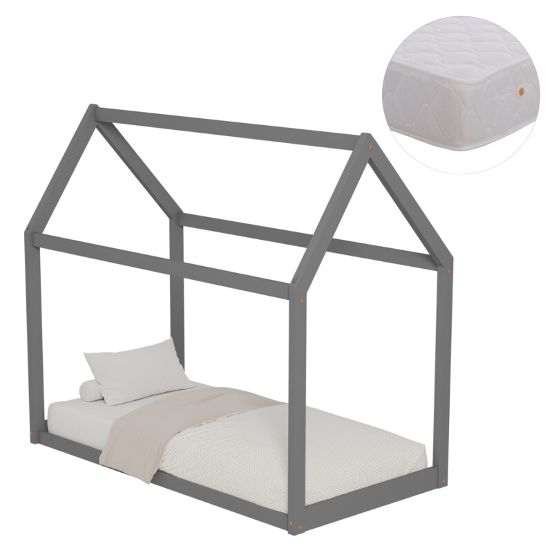 ΚΡΕΒΑΤΙ ΠΑΙΔΙΚΟ ΜΕ ΣΤΡΩΜΑ PEPE HM21303.02 ΞΥΛΟ ΠΕΥΚΟΥ ΣΕ ΓΚΡΙ--ΣΤΡΩΜΑ 70x140εκ ΚΡΕΒΑΤΙ ΠΑΙΔΙΚΟ ΜΕ ΣΤΡΩΜΑ PEPE HM21303.02 ΞΥΛΟ ΠΕΥΚΟΥ ΣΕ ΓΚΡΙ--ΣΤΡΩΜΑ 70x140εκ - Image 1