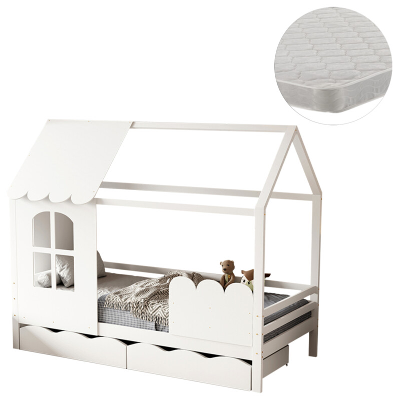 ΚΡΕΒΑΤΙ ΠΑΙΔΙΚΟ ΜΕ ΣΤΡΩΜΑ DOMER HM21319 ΞΥΛΟ ΠΕΥΚΟΥ ΣΕ ΛΕΥΚΟ--ΣΤΡΩΜΑ 90x190εκ ΚΡΕΒΑΤΙ ΠΑΙΔΙΚΟ ΜΕ ΣΤΡΩΜΑ DOMER HM21319 ΞΥΛΟ ΠΕΥΚΟΥ ΣΕ ΛΕΥΚΟ--ΣΤΡΩΜΑ 90x190εκ - Image 1