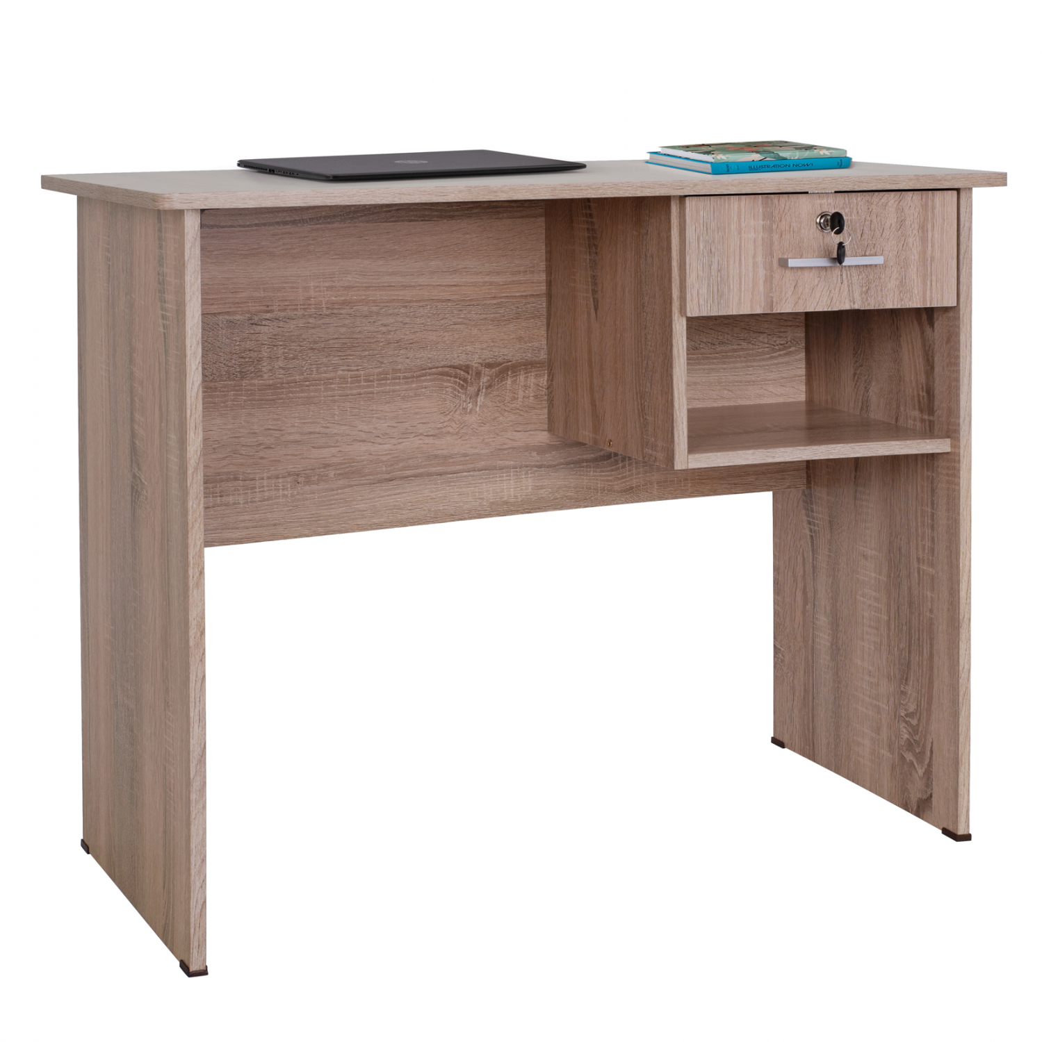 ΓΡΑΦΕΙΟ ΜΕΛΑΜΙΝΗΣ HAYDEN ΜΕ ΣΥΡΤΑΡΙ HM2283.02 SONAMA 90X45X74 ΓΡΑΦΕΙΟ ΜΕΛΑΜΙΝΗΣ HAYDEN ΜΕ ΣΥΡΤΑΡΙ HM2283.02 SONAMA 90X45X74,5Y - Image 1