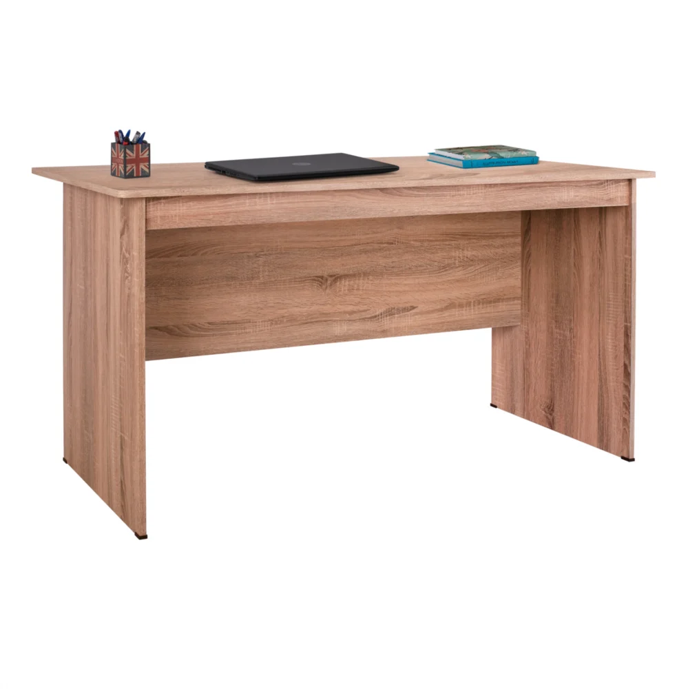 ΓΡΑΦΕΙΟ ΜΕΛΑΜΙΝΗΣ HAYDEN 120x71x74 ΓΡΑΦΕΙΟ ΜΕΛΑΜΙΝΗΣ HAYDEN 120x71x74,5 HM2285.02 ΣΕ ΧΡΩΜΑ SONAMA - Image 1