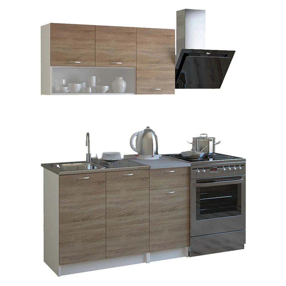 ΣΥΝΘΕΣΗ ΚΟΥΖΙΝΑΣ JADIEL ΜΕΛΑΜΙΝΗ ΜΕ ΠΑΓΚΟ SONAMA-ΛΕΥΚΟ HM2440 120x46-29 ΣΥΝΘΕΣΗ ΚΟΥΖΙΝΑΣ JADIEL ΜΕΛΑΜΙΝΗ ΜΕ ΠΑΓΚΟ SONAMA-ΛΕΥΚΟ HM2440 120x46-29,2 εκ. - Image 1