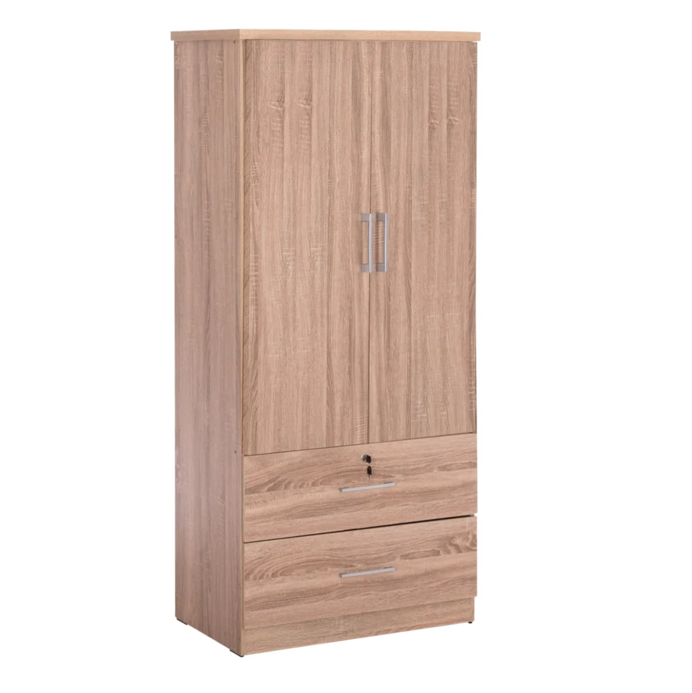 ΝΤΟΥΛΑΠΑ ΜΕ ΣΥΡΤΑΡΙΑ REINA HM2484.11 SONAMA OAK ΜΕΛΑΜΙΝΗ 80x48x183Υεκ. ΝΤΟΥΛΑΠΑ ΜΕ ΣΥΡΤΑΡΙΑ REINA HM2484.11 SONAMA OAK ΜΕΛΑΜΙΝΗ 80x48x183Υεκ. - Image 1