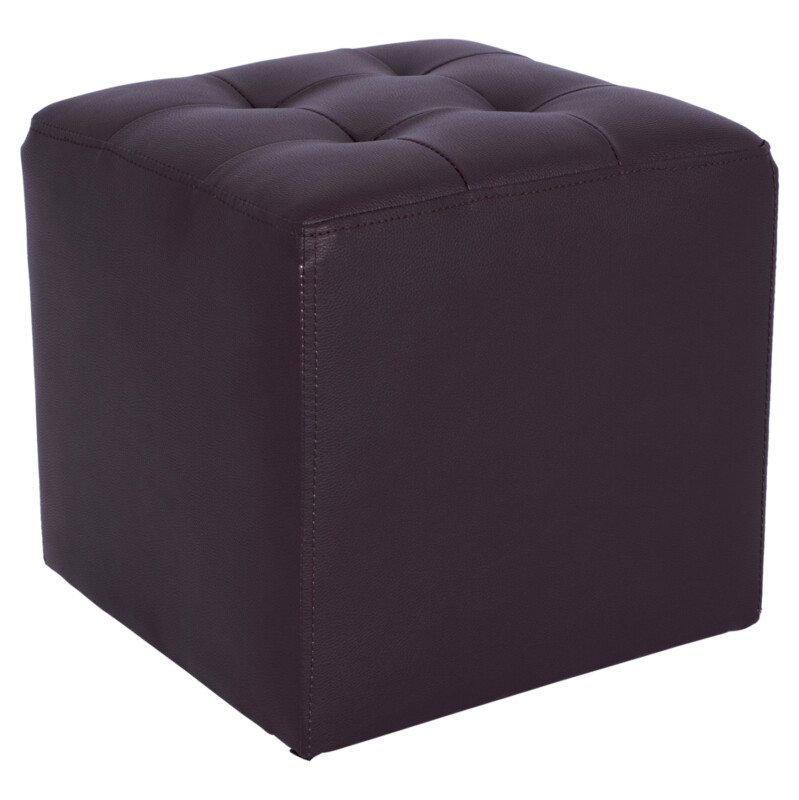 ΣΚΑΜΠΩ ΜΕ PU ΚΑΦΕ PUNK HM264.03 37x37x35εκ ΣΚΑΜΠΩ ΜΕ PU ΚΑΦΕ PUNK HM264.03 37x37x35εκ - Image 1