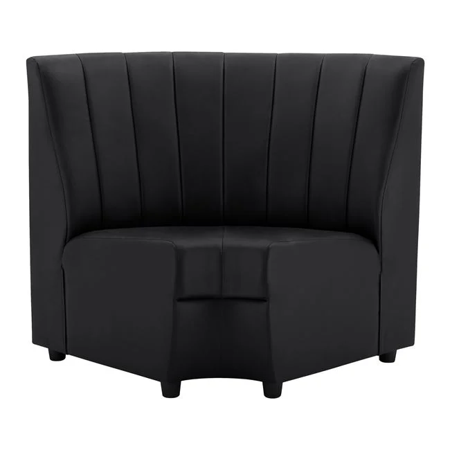 ΚΑΝΑΠΕΣ ΓΩΝΙΑΚΟΣ LANDON HM3163.01 ΑΠΟ ΤΕΧΝΟΔΕΡΜΑ ΜΑΥΡΟ 118x66x93Υ εκ. ΚΑΝΑΠΕΣ ΓΩΝΙΑΚΟΣ LANDON HM3163.01 ΑΠΟ ΤΕΧΝΟΔΕΡΜΑ ΜΑΥΡΟ 118x66x93Υ εκ. - Image 1