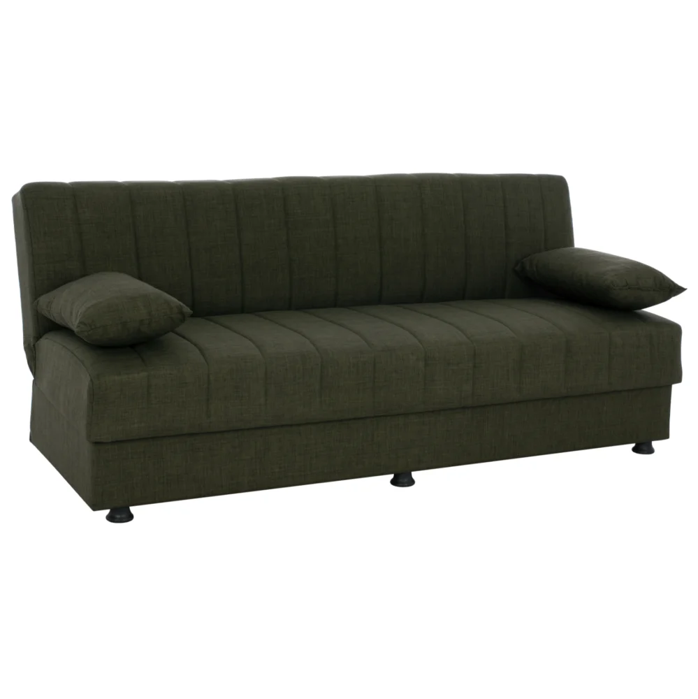 ΚΑΝΑΠΕΣ ΚΡΕΒΑΤΙ ANDRI ΤΡΙΘΕΣΙΟΣ DARK OLIVE HM3239.05 180x72x77 εκ. ΚΑΝΑΠΕΣ ΚΡΕΒΑΤΙ ANDRI ΤΡΙΘΕΣΙΟΣ DARK OLIVE HM3239.05 180x72x77 εκ. - Image 1