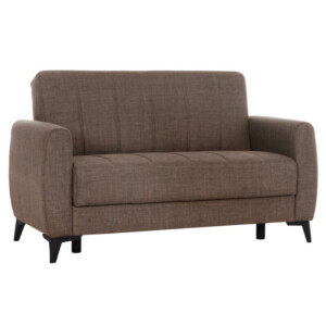 ΚΑΝΑΠΕΣ ΚΡΕΒΑΤΙ ΜΕ ΑΠΟΘ.ΧΩΡΟ ΔΙΘΕΣΙΟΣ NIKKO HM3293.02 ΚΑΦΕ ΥΦΑΣΜΑ 144x75x84Υεκ.