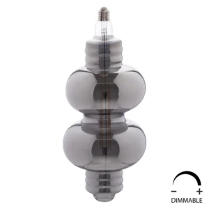 ΛΑΜΠΤΗΡΑΣ LED FILAMENT 8W E27 3000K SMOKE COLOR DIMMABLE  HM4053.03