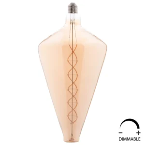 ΛΑΜΠΤΗΡΑΣ LED FILAMENT 8W E27 3000K GOLD COLOR DIMMABLE HM4054.02