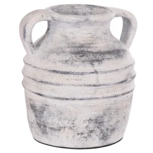 ΔΙΑΚΟΣΜΗΤΙΚΟ ΕΠΙΤΡΑΠΕΖΙΟ ΒΑΖΟ VERMO HM4398 ΤΕΡΑΚΟΤΑ ΣΕ ΑΝΟΙΧΤΟ ΓΚΡΙ Φ21x22Υεκ.