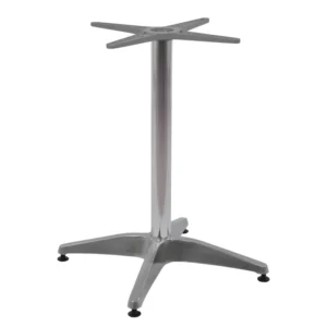 ΒΑΣΗ ΑΛΟΥΜΙΝΙΟΥ 4ΝΥΧΗ 66Χ66X69Υεκ. ΜΕ ΣΤΑΥΡΟ 45Χ45εκ. HM448.01 ΧΡΩΜΙΟΥ