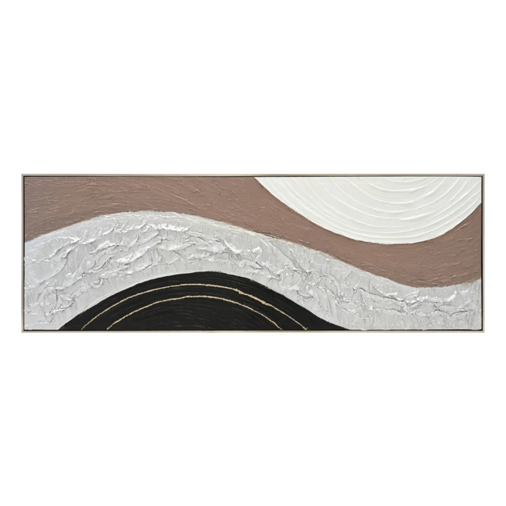 ΠΙΝΑΚΑΣ ΤΟΙΧΟΥ ABSTRACT HM4552.02 ΜΕ ΚΟΡΝΙΖΑ ΜΠΕΖ-ΚΑΜΒΑΣ-ΧΕΙΡΟΠΟΙΗΤΟΣ 152x4.5x52Υεκ. ΠΙΝΑΚΑΣ ΤΟΙΧΟΥ ABSTRACT HM4552.02 ΜΕ ΚΟΡΝΙΖΑ ΜΠΕΖ-ΚΑΜΒΑΣ-ΧΕΙΡΟΠΟΙΗΤΟΣ 152x4.5x52Υεκ. - Image 1