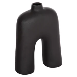 ΕΠΙΤΡΑΠΕΖΙΟ ΚΕΡΑΜΙΚΟ ΔΙΑΚΟΣΜΗΤΙΚΟ ΣΕΙΡΑ ISIL HM4599.02 ΜΑΥΡΟ ΜΑΤ 22x8x29Υεκ