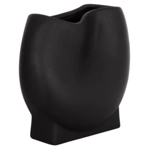 ΕΠΙΤΡΑΠΕΖΙΟ ΚΕΡΑΜΙΚΟ ΔΙΑΚΟΣΜΗΤΙΚΟ GLAΖΕ HM4610.02 ΜΑΥΡΟ ΜΑΤ 26x14x25Υεκ