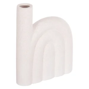 ΕΠΙΤΡΑΠΕΖΙΟ ΚΕΡΑΜΙΚΟ ΔΙΑΚΟΣΜΗΤΙΚΟ ARCON HM4639.01 ΚΡΥΣΤΑΛΛΙΚΟ ΥΠΟΛΕΥΚΟ 23,5x5,5x29,5Υεκ