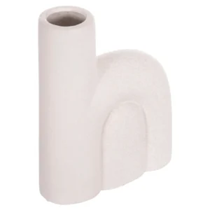 ΕΠΙΤΡΑΠΕΖΙΟ ΚΕΡΑΜΙΚΟ ΔΙΑΚΟΣΜΗΤΙΚΟ ARCON HM4640.01 ΚΡΥΣΤΑΛΛΙΚΟ ΥΠΟΛΕΥΚΟ 19x7x24Υ εκ.