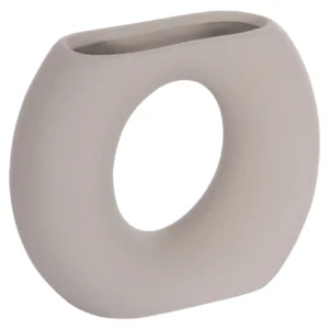 ΕΠΙΤΡΑΠΕΖΙΟ ΚΕΡΑΜΙΚΟ ΔΙΑΚΟΣΜΗΤΙΚΟ ELLIPTO HM4646.03 ΓΚΡΙ ΜΑΤ 18x6,5x14Υεκ