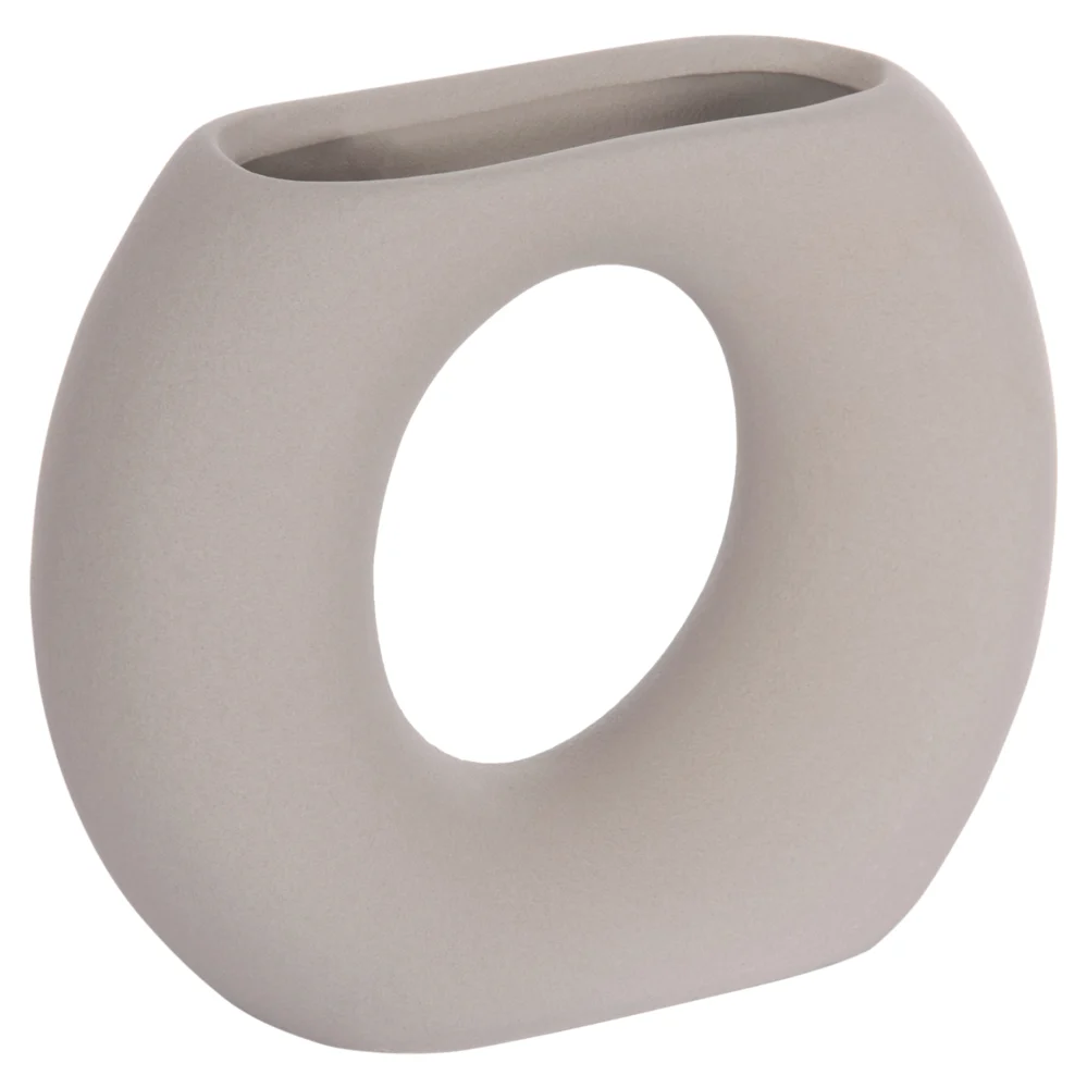 ΕΠΙΤΡΑΠΕΖΙΟ ΚΕΡΑΜΙΚΟ ΔΙΑΚΟΣΜΗΤΙΚΟ ELLIPTO HM4646.03 ΓΚΡΙ ΜΑΤ 18x6 ΕΠΙΤΡΑΠΕΖΙΟ ΚΕΡΑΜΙΚΟ ΔΙΑΚΟΣΜΗΤΙΚΟ ELLIPTO HM4646.03 ΓΚΡΙ ΜΑΤ 18x6,5x14Υεκ - Image 1