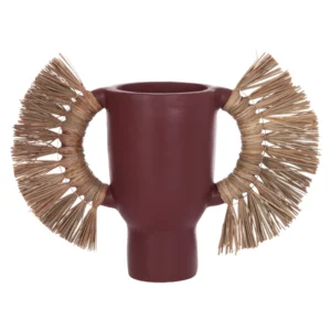 ΕΠΙΤΡΑΠΕΖΙΟ ΔΙΑΚΟΣΜΗΤΙΚΟ ΒΑΖΟ ALICA HM4668.06L ΒΥΣΣΙΝΙ ΤΕΡΑΚΟΤΑ & GRASS--64x22x38Υεκ