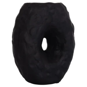 ΕΠΙΤΡΑΠΕΖΙΟ ΔΙΑΚΟΣΜΗΤΙΚΟ ΒΑΖΟ NAMENTIS HM4673.01S ΜΑΥΡΗ ΤΕΡΑΚΟΤΑ--22x13x28Υεκ