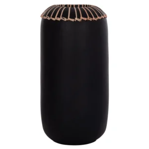 ΕΠΙΤΡΑΠΕΖΙΟ ΔΙΑΚΟΣΜΗΤΙΚΟ ΒΑΖΟ LENNOX HM4675.01S TΕΡΑΚΟΤΑ ΣΕ ΜΑΥΡΟ--Φ18x33Υεκ.