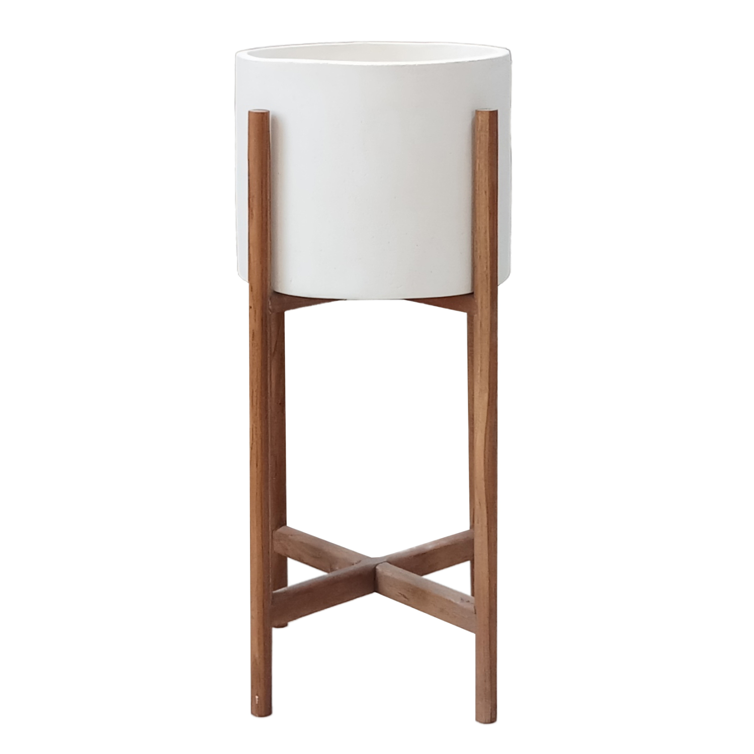 ΓΛΑΣΤΡΑ ΕΣΩΤ.ΧΩΡΟΥ RENTIL HM4684.02S FIBER CEMENT ΧΡΩΜΑ ΛΕΥΚΟ--ΒΑΣΗ TEAK Φ25x55Υ ΓΛΑΣΤΡΑ ΕΣΩΤ.ΧΩΡΟΥ RENTIL HM4684.02S FIBER CEMENT ΧΡΩΜΑ ΛΕΥΚΟ--ΒΑΣΗ TEAK Φ27x56Υ - Image 1