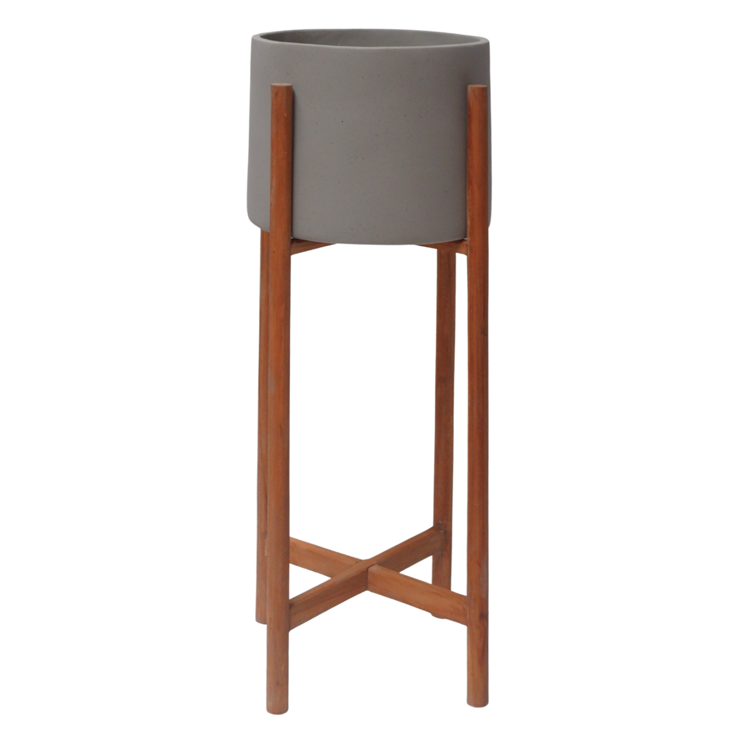 ΓΛΑΣΤΡΑ ΕΣΩΤ.ΧΩΡΟΥ RENTIL HM4684.03L FIBER CEMENT ΧΡΩΜΑ ΓΚΡΙ--ΒΑΣΗ TEAK Φ25x65Υ ΓΛΑΣΤΡΑ ΕΣΩΤ.ΧΩΡΟΥ RENTIL HM4684.03L FIBER CEMENT ΧΡΩΜΑ ΓΚΡΙ--ΒΑΣΗ TEAK Φ27x66Υ - Image 1