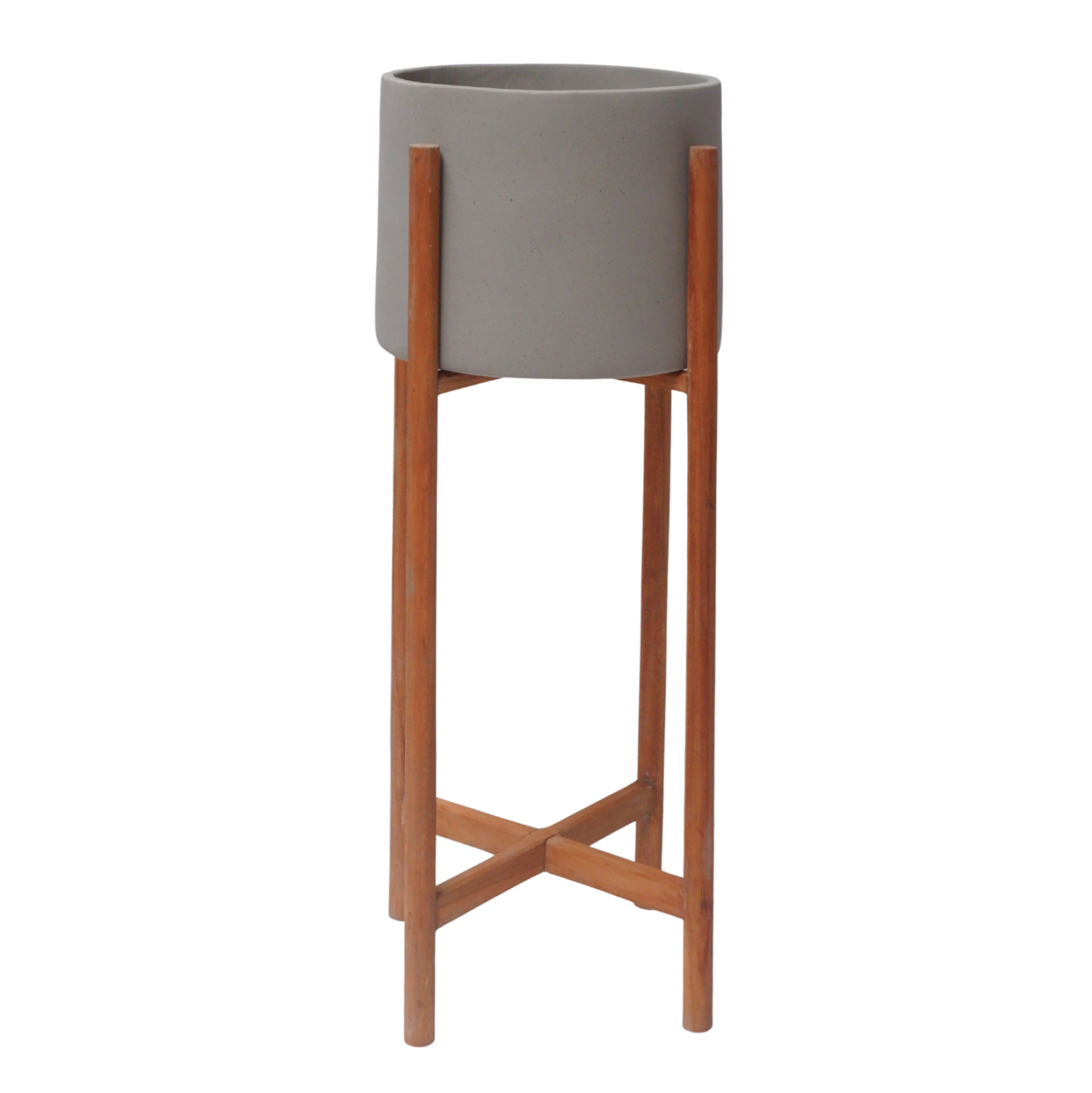 ΓΛΑΣΤΡΑ ΕΣΩΤ.ΧΩΡΟΥ RENTIL HM4684.03S FIBER CEMENT ΧΡΩΜΑ ΓΚΡΙ--ΒΑΣΗ TEAK Φ25x55Υ ΓΛΑΣΤΡΑ ΕΣΩΤ.ΧΩΡΟΥ RENTIL HM4684.03S FIBER CEMENT ΧΡΩΜΑ ΓΚΡΙ--ΒΑΣΗ TEAK Φ27x56Υ - Image 1