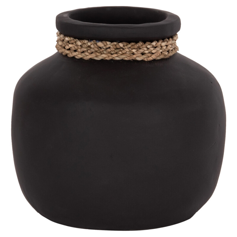 ΕΠΙΤΡΑΠΕΖΙΟ ΔΙΑΚΟΣΜΗΤΙΚΟ ΒΑΖΟ CAMMER HM4687.01S ΤΕΡΑΚΟΤΑ ΣΕ ΜΑΥΡΟ--Φ22x20Υεκ.