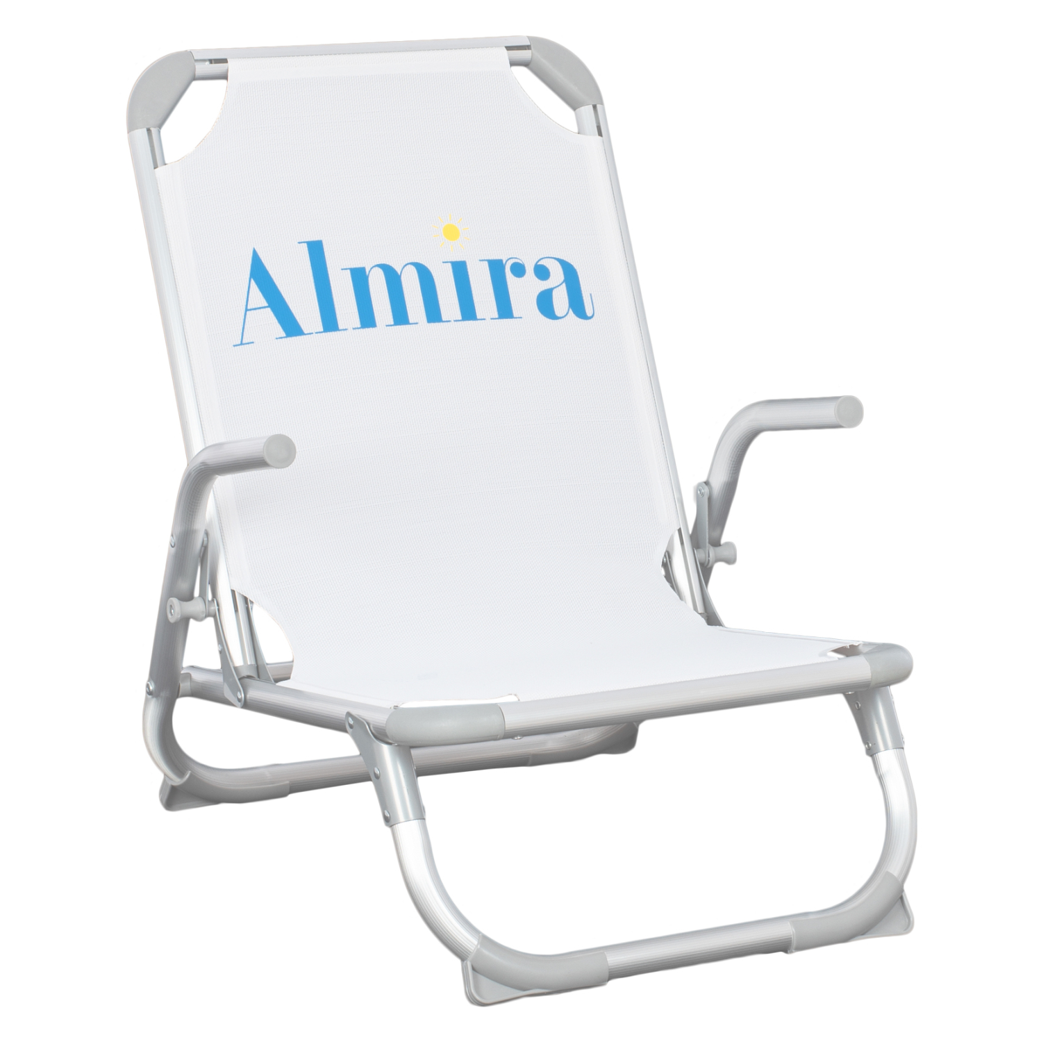 ΚΑΡΕΚΛΑΚΙ ΠΑΡΑΛΙΑΣ ΨΗΛΗ ΠΛΑΤΗ ALMIRA HM5053.03 ΒΑΡΕΩΣ ΤΥΠΟΥ ΛΕΥΚΟ ΑΛΟΥΜΙΝΙΟΥ 56x70x66 εκ. ΚΑΡΕΚΛΑΚΙ ΠΑΡΑΛΙΑΣ ΨΗΛΗ ΠΛΑΤΗ ALMIRA HM5053.03 ΒΑΡΕΩΣ ΤΥΠΟΥ ΛΕΥΚΟ ΑΛΟΥΜΙΝΙΟΥ 56x70x66 εκ. - Image 1