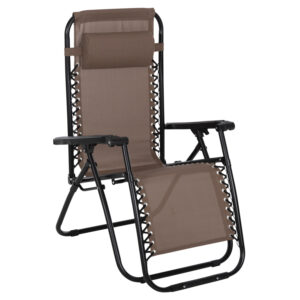 Σετ 2 τεμαχίων - ΠΟΛΥΘΡΟΝΑ RELAX COMPANION HM5095.14 ΣΑΜΠΑΝΙ TEXTILENE-ΜΑΥΡΟ ΜΕΤΑΛΛΟ 67x145x110Υεκ.
