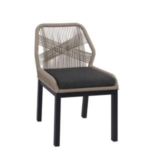 Σετ 4 τεμαχίων - ΚΑΡΕΚΛΑ ΑΛΟΥΜΙΝΙΟΥ HOWARD HM5547.12 ΑΝΘΡΑΚΙ--ΣΧΟΙΝΙ ΜΠΕΖ 55,5x60x84,5Υεκ