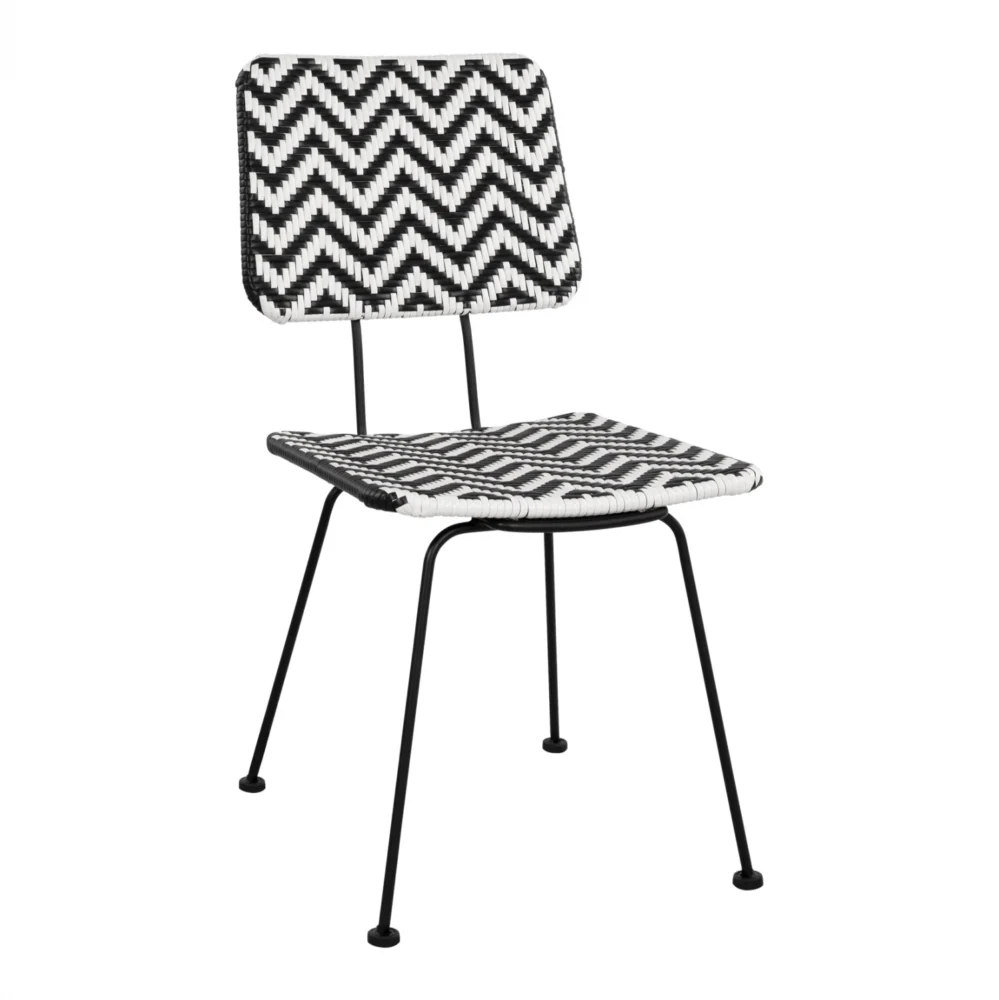 ΚΑΡΕΚΛΑ ΜΕΤΑΛΛΙΚΗ ALLEGRA HM5693 ΜΕ WICKER ΜΑΥΡΟ-ΛΕΥΚΟ 46x56x88Υ εκ. ΚΑΡΕΚΛΑ ΜΕΤΑΛΛΙΚΗ ALLEGRA HM5693 ΜΕ WICKER ΜΑΥΡΟ-ΛΕΥΚΟ 46x56x88Υ εκ. - Image 1