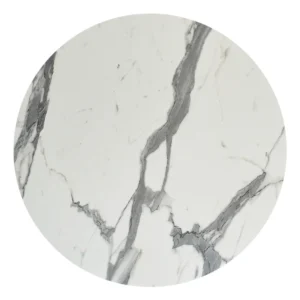 ΕΠΙΦΑΝΕΙΑ ΤΡΑΠΕΖΙΟΥ HPL ΣΤΡΟΓΓΥΛΗ HM5842.31 ΛΕΥΚΟ ΜΑΡΜΑΡΟ Φ70εκ.