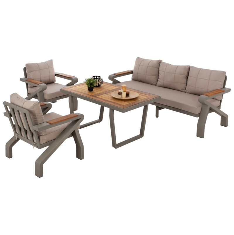 ΣΕΤ ΣΑΛΟΝΙ 4ΤΜΧ ΕΞΩΤΕΡΙΚΟΥ ΧΩΡΟΥ ΑΛΟΥΜΙΝΙΟΥ KAI ΜΑΣΙΦ ΞΥΛΟ ΙΡΟΚΟ HM5885.01 ΣΕΤ ΣΑΛΟΝΙ 4ΤΜΧ ΕΞΩΤΕΡΙΚΟΥ ΧΩΡΟΥ ΑΛΟΥΜΙΝΙΟΥ KAI ΜΑΣΙΦ ΞΥΛΟ ΙΡΟΚΟ HM5885.01 - Image 1