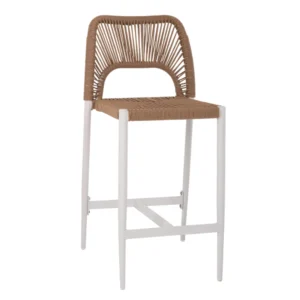 ΣΚΑΜΠΟ ΜΠΑΡ ΜΕΣ.ΥΨΟΥΣ NOJO HM5920.01 ΛΕΥΚΟ ΑΛΟΥΜΙΝΙΟ--ΜΠΕΖ ΣΥΝΘ.RATTAN 40x55.5x99Yεκ