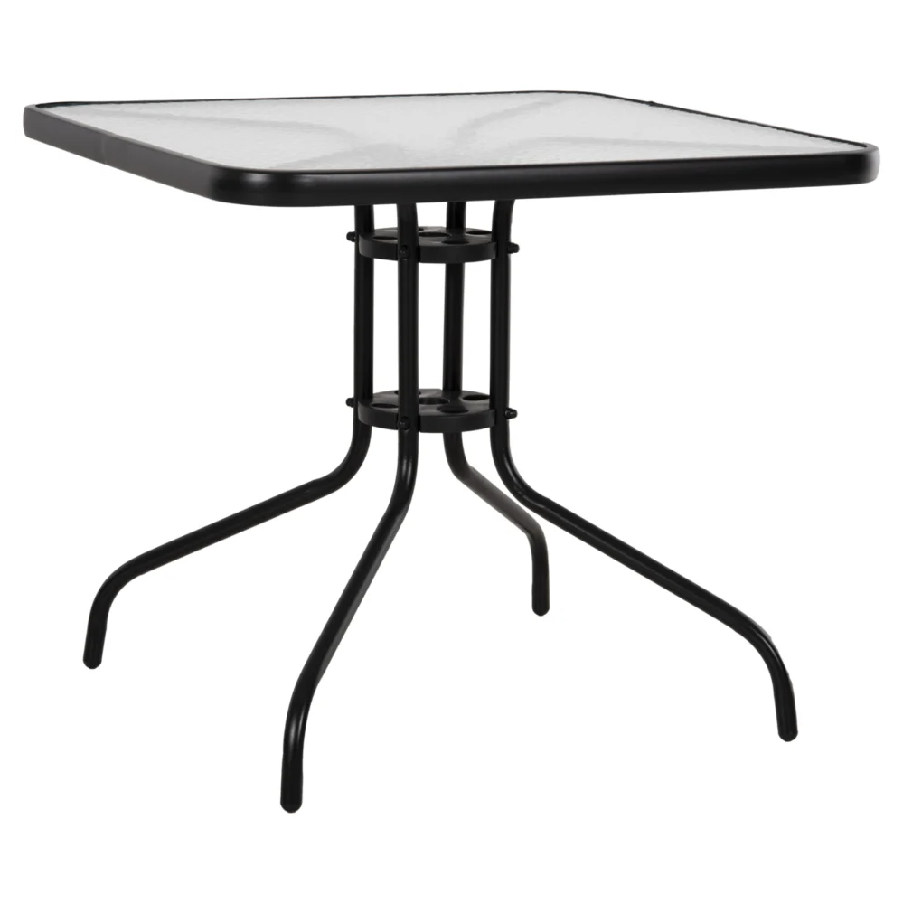 ΤΡΑΠΕΖΙ ΕΞΩΤ.ΧΩΡΟΥ FIGO HM5972.03 ΜΕΤΑΛΛΟ ΜΑΥΡΟ-ΓΥΑΛΙΝΗ ΕΠΙΦΑΝΕΙΑ 80Χ80Χ71Υεκ ΤΡΑΠΕΖΙ ΕΞΩΤ.ΧΩΡΟΥ FIGO HM5972.03 ΜΕΤΑΛΛΟ ΜΑΥΡΟ-ΓΥΑΛΙΝΗ ΕΠΙΦΑΝΕΙΑ 80Χ80Χ71Υεκ - Image 1