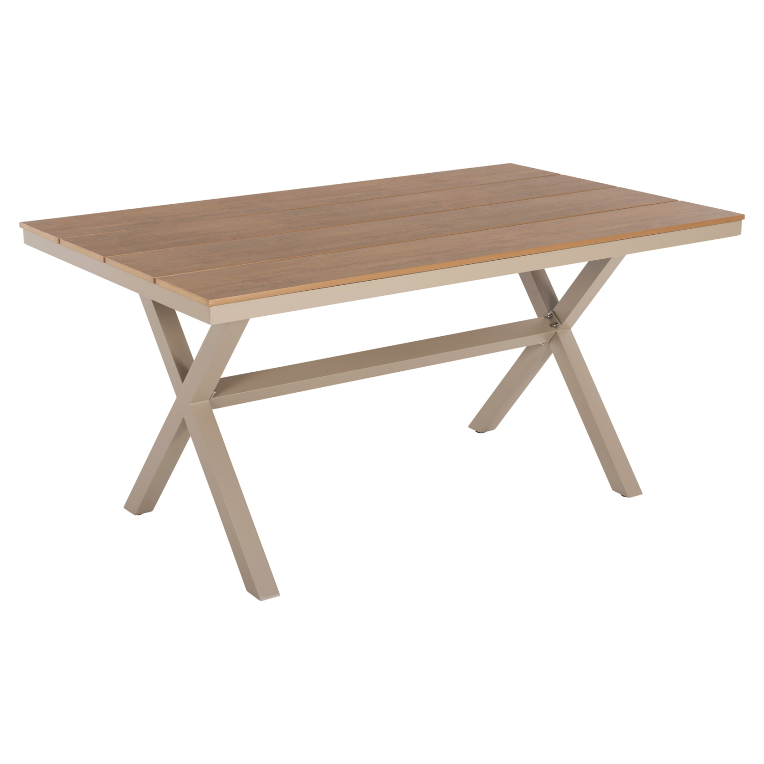 ΤΡΑΠΕΖΙ ΑΛΟΥΜΙΝΙΟΥ ΟΡΘΟΓΩΝΙΟ TAWNEE HM6037.04 ΣΑΜΠΑΝΙ-POLYWOOD ΦΥΣΙΚΟ 150x89 ΤΡΑΠΕΖΙ ΑΛΟΥΜΙΝΙΟΥ ΟΡΘΟΓΩΝΙΟ TAWNEE HM6037.04 ΣΑΜΠΑΝΙ-POLYWOOD ΦΥΣΙΚΟ 150x89,5x73Υ - Image 1