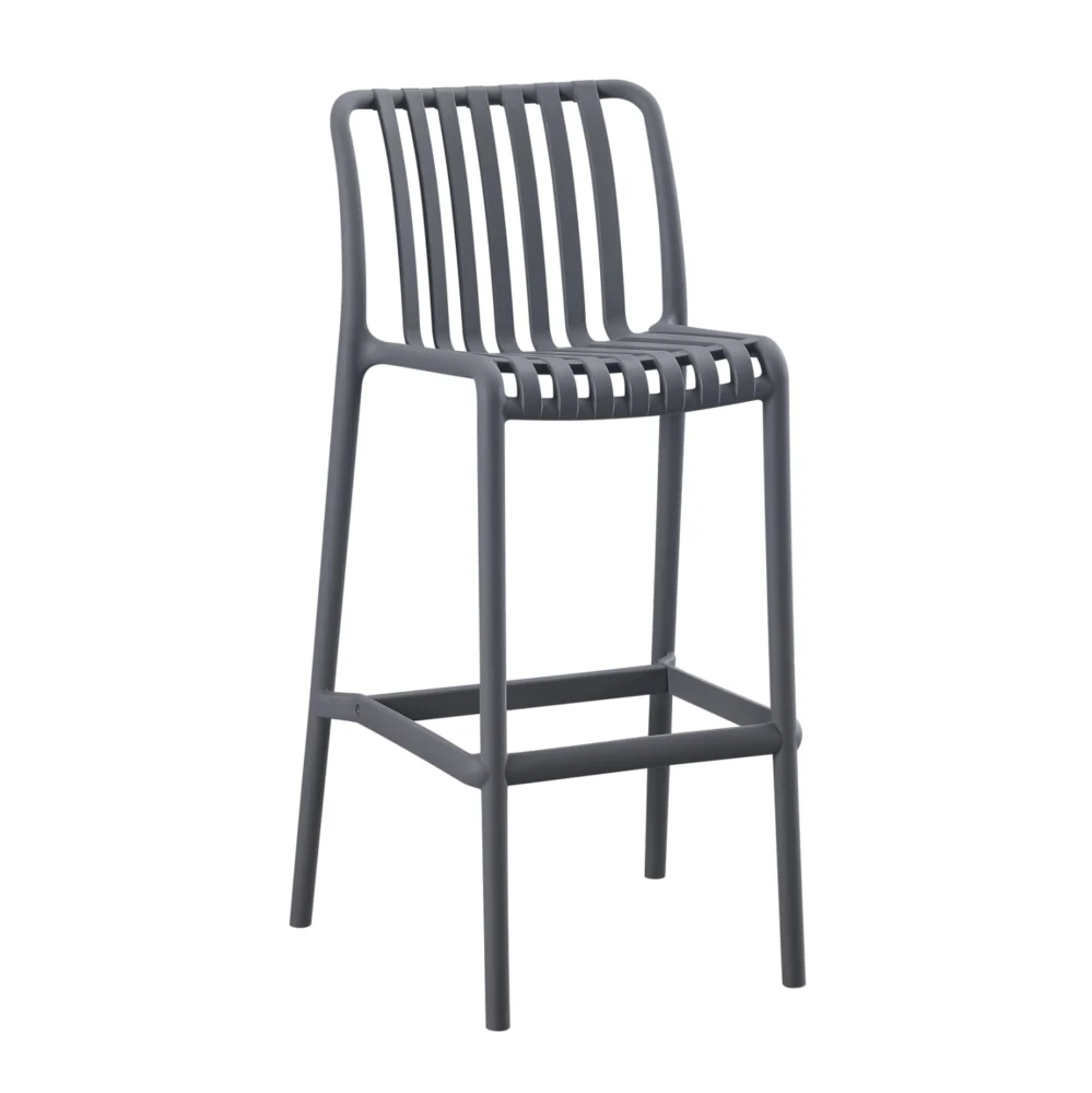 ΣΚΑΜΠΟ BAR ΠΟΛΥΠΡΟΠΥΛΕΝΙΟΥ CONVEE HM6098.03 ΓΚΡΙ 38 ΣΚΑΜΠΟ BAR ΠΟΛΥΠΡΟΠΥΛΕΝΙΟΥ CONVEE HM6098.03 ΓΚΡΙ 38,5x49,5x102Υεκ. - Image 1