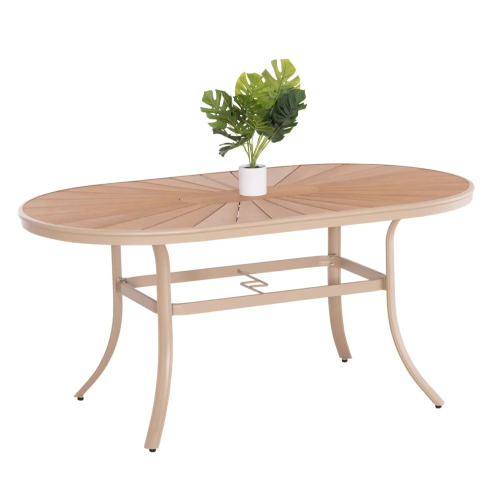 ΤΡΑΠΕΖΙ ΕΞΩΤ.ΧΩΡΟΥ TELAMO HM6288.04 ΑΛΟΥΜΙΝΙΟ ΣΑΜΠΑΝΙ & POLYWOOD 160X90Χ73.5Υεκ. ΤΡΑΠΕΖΙ ΕΞΩΤ.ΧΩΡΟΥ TELAMO HM6288.04 ΑΛΟΥΜΙΝΙΟ ΣΑΜΠΑΝΙ & POLYWOOD 160X90Χ73.5Υεκ. - Image 1