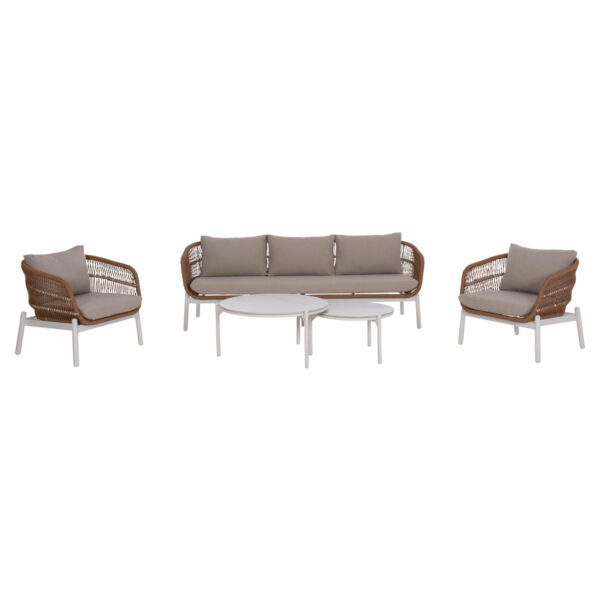 ΣΕΤ ΣΑΛΟΝΙ ΕΞ.ΧΩΡΟΥ 5ΤΜΧ MEMFIS HM6470.03 ΑΛΟΥΜΙΝΙΟ-ΣΧΟΙΝΙ-ΚΕΡΑΜΙΚΟ TOP--ΛΕΥΚΟ