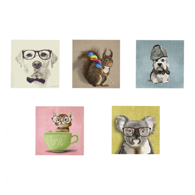 ΠΙΝΑΚΑΣ ΠΕΝΤΑΠΤΥΧΟ MDF CLEVER PETS HM7205.01 75X0 ΠΙΝΑΚΑΣ ΠΕΝΤΑΠΤΥΧΟ MDF CLEVER PETS HM7205.01 75X0,3X15 εκ. - Image 1